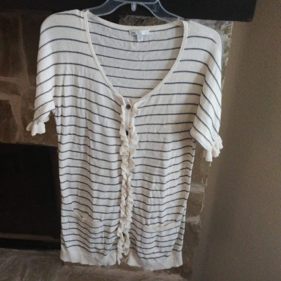gap short sleeve cardigan